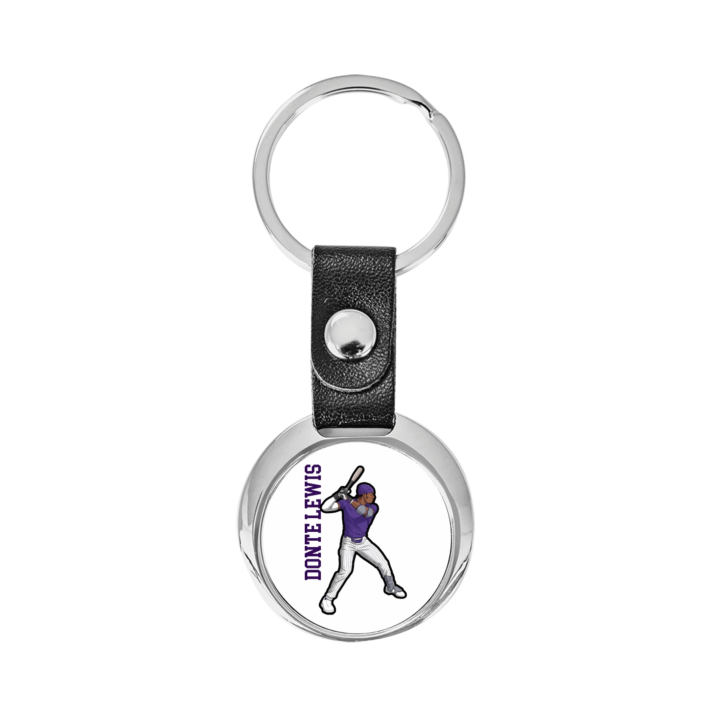 Key Chain — Name Vertical in Classic