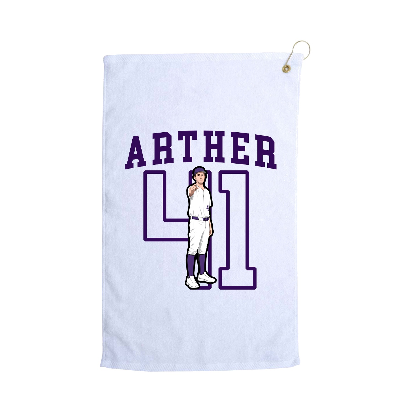 Golf Towel — Shirsey in White