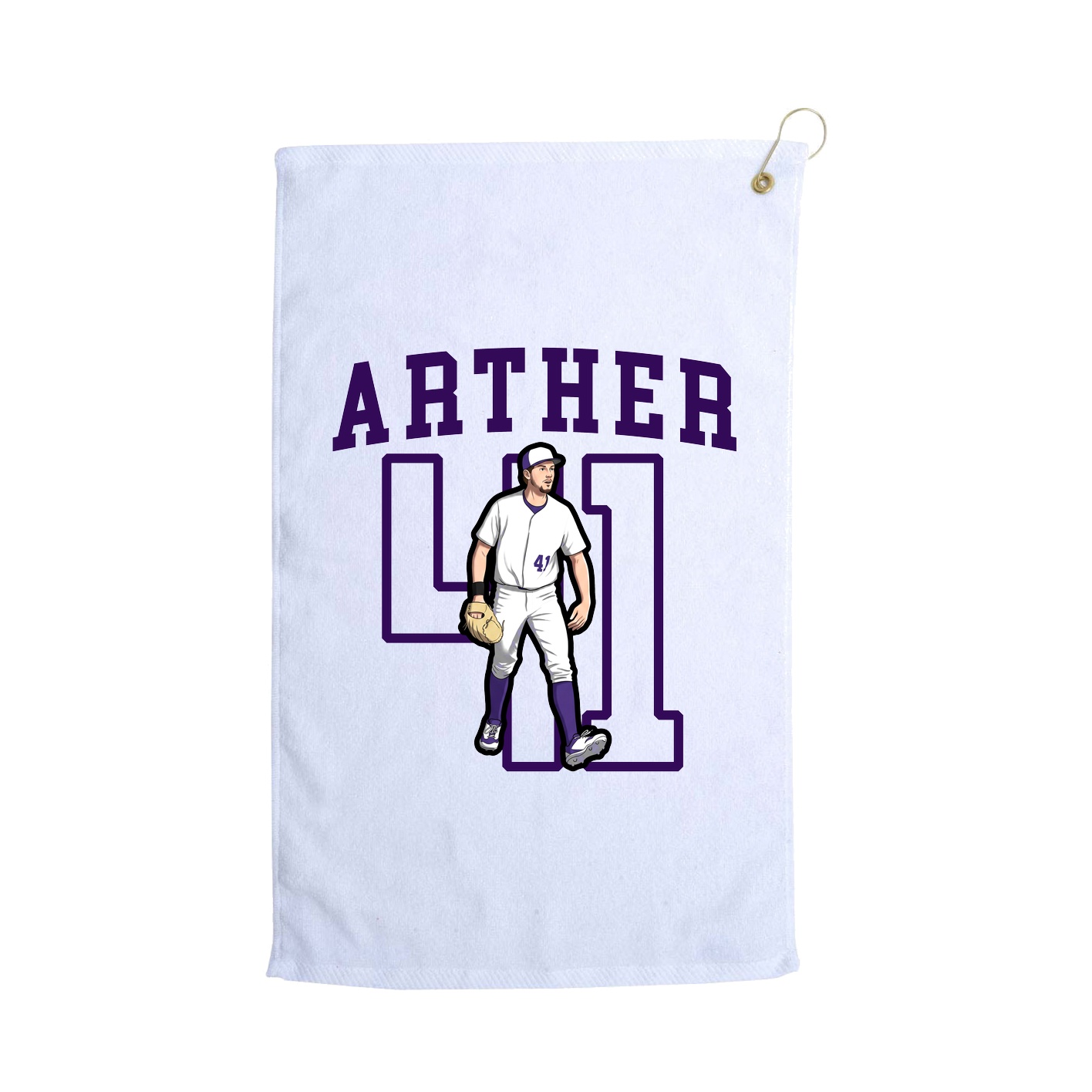 Golf Towel — Shirsey in White