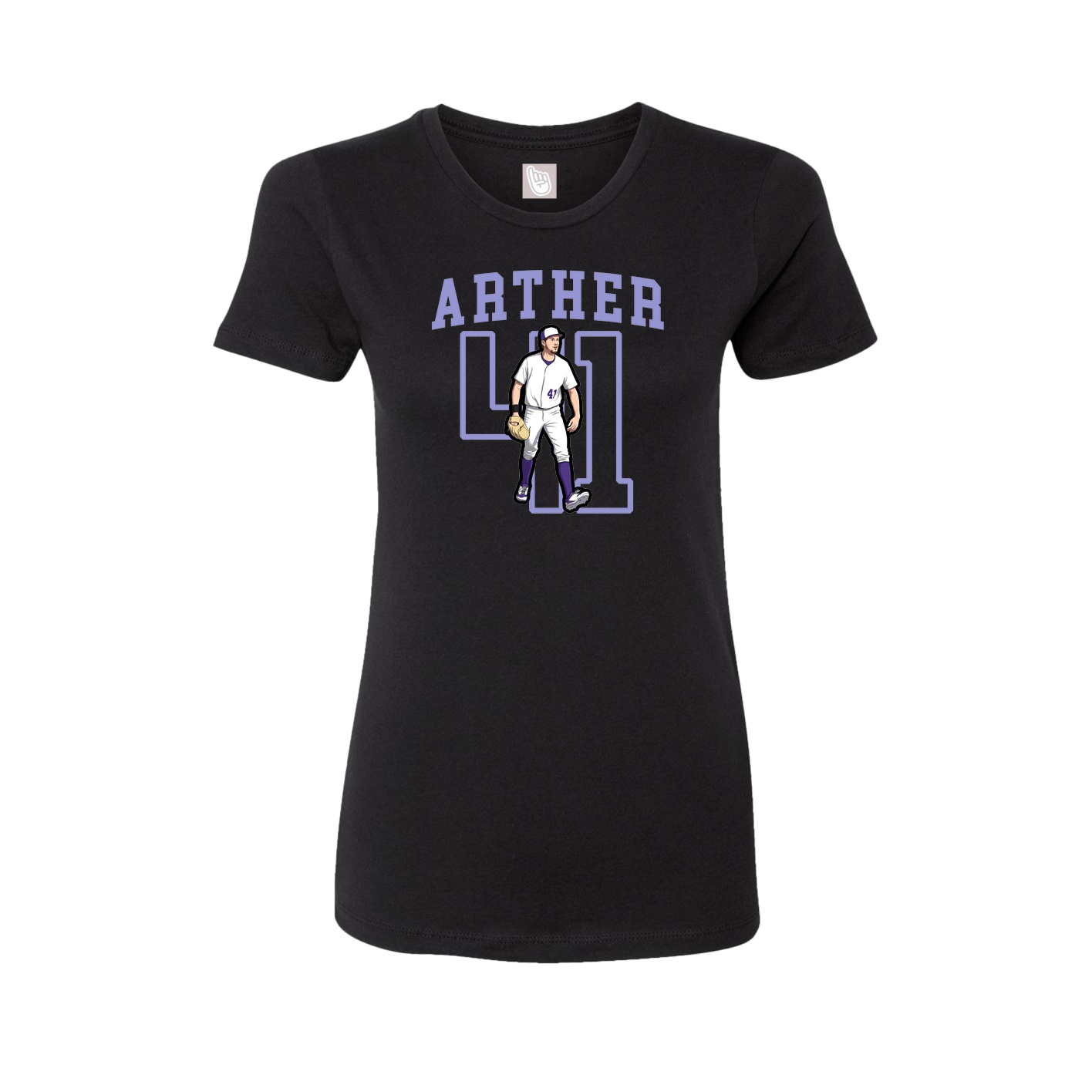 Fitted Women's Tee — Shirsey in Black