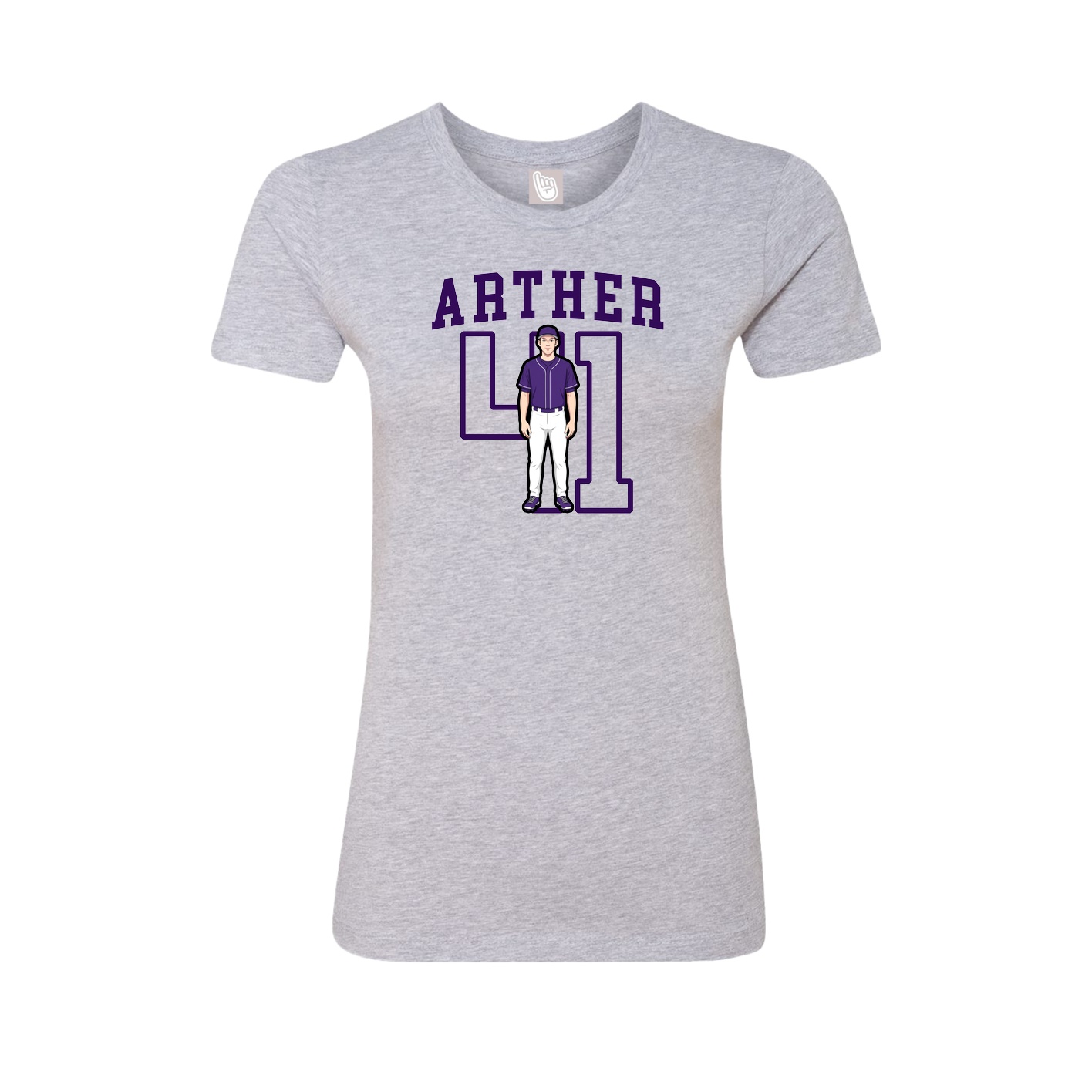 Fitted Women's Tee — Shirsey in Grey