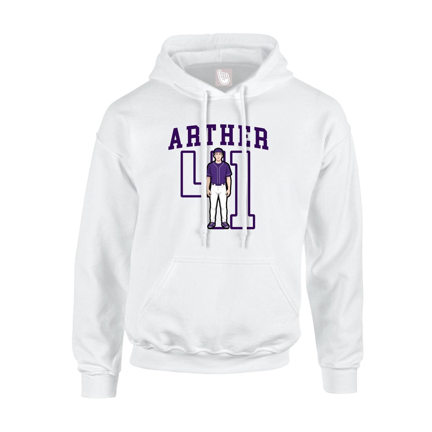 Youth Hoodie — Shirsey in White