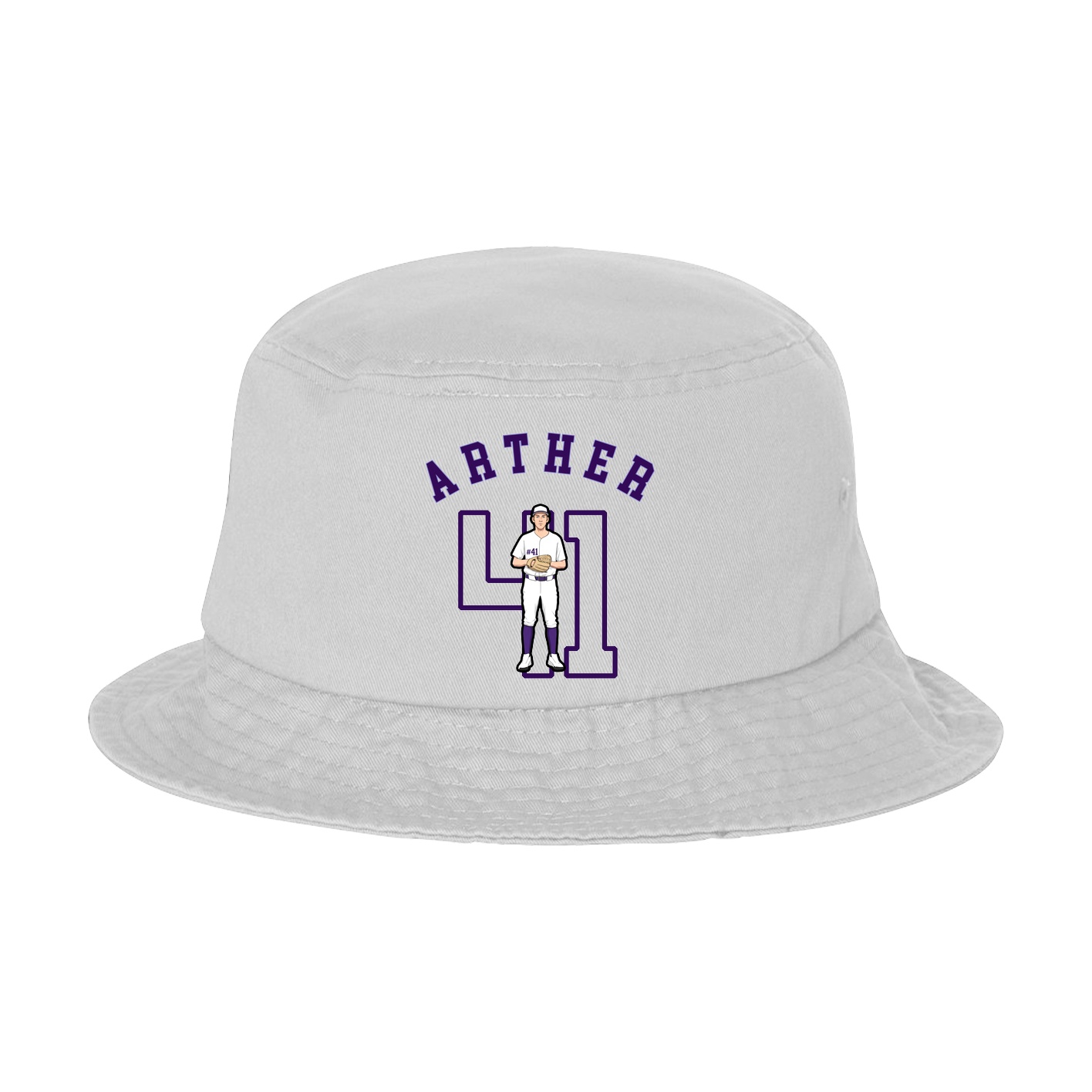 Bucket Cap — Shirsey Arch in White