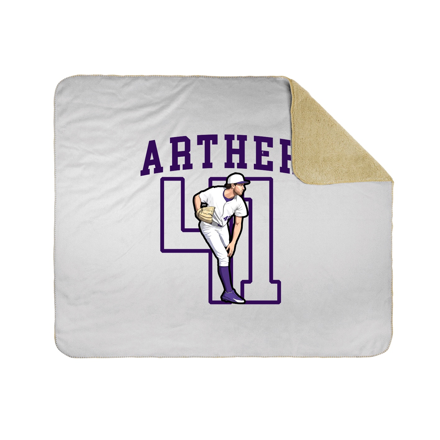 Throw Blanket — Shirsey in White