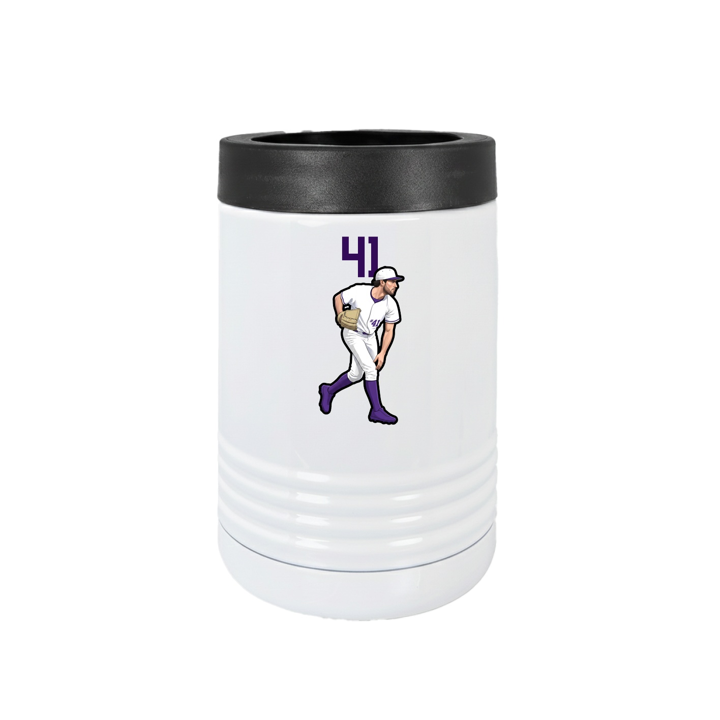 Beverage Holder — Number Top in White