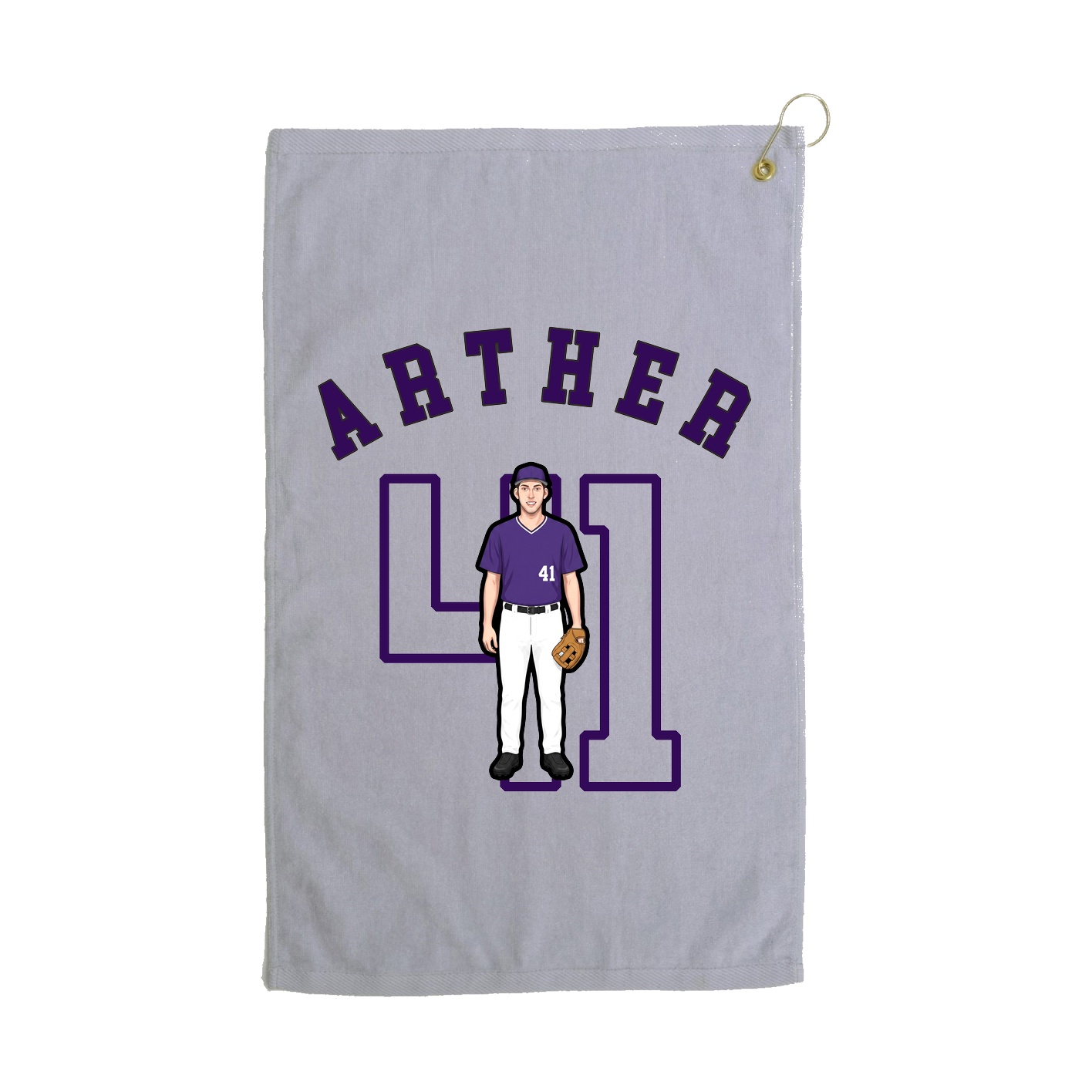 Golf Towel — Shirsey Arch in Grey