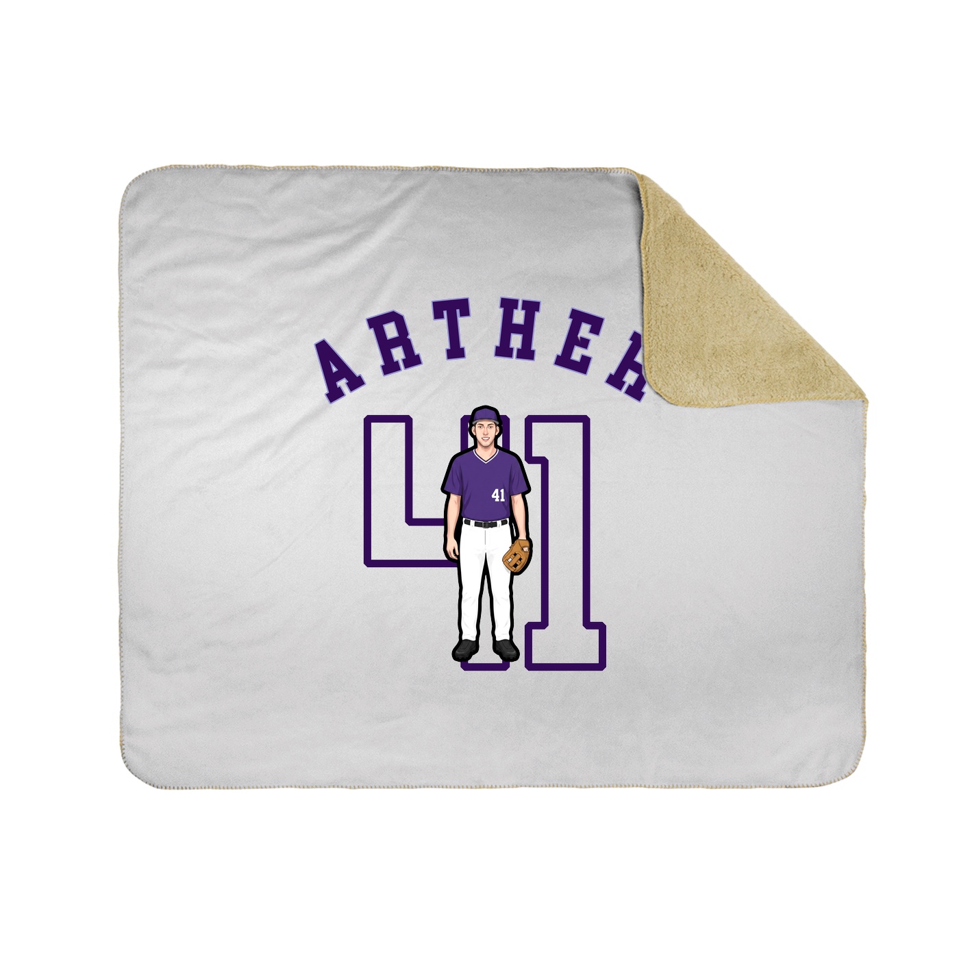 Throw Blanket — Shirsey Arch in White