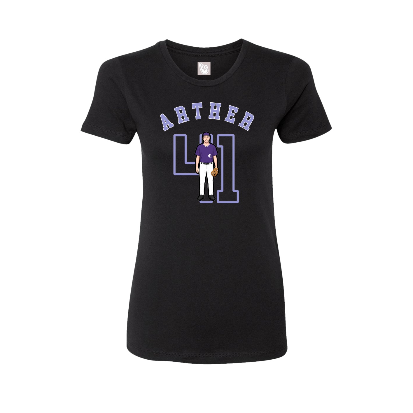 Womens Tee — Shirsey Arch in Black