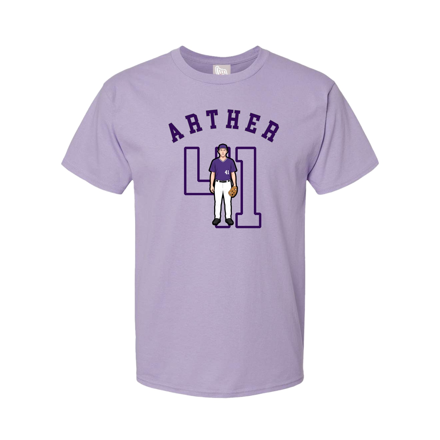 Youth Tee — Shirsey Arch in Purple