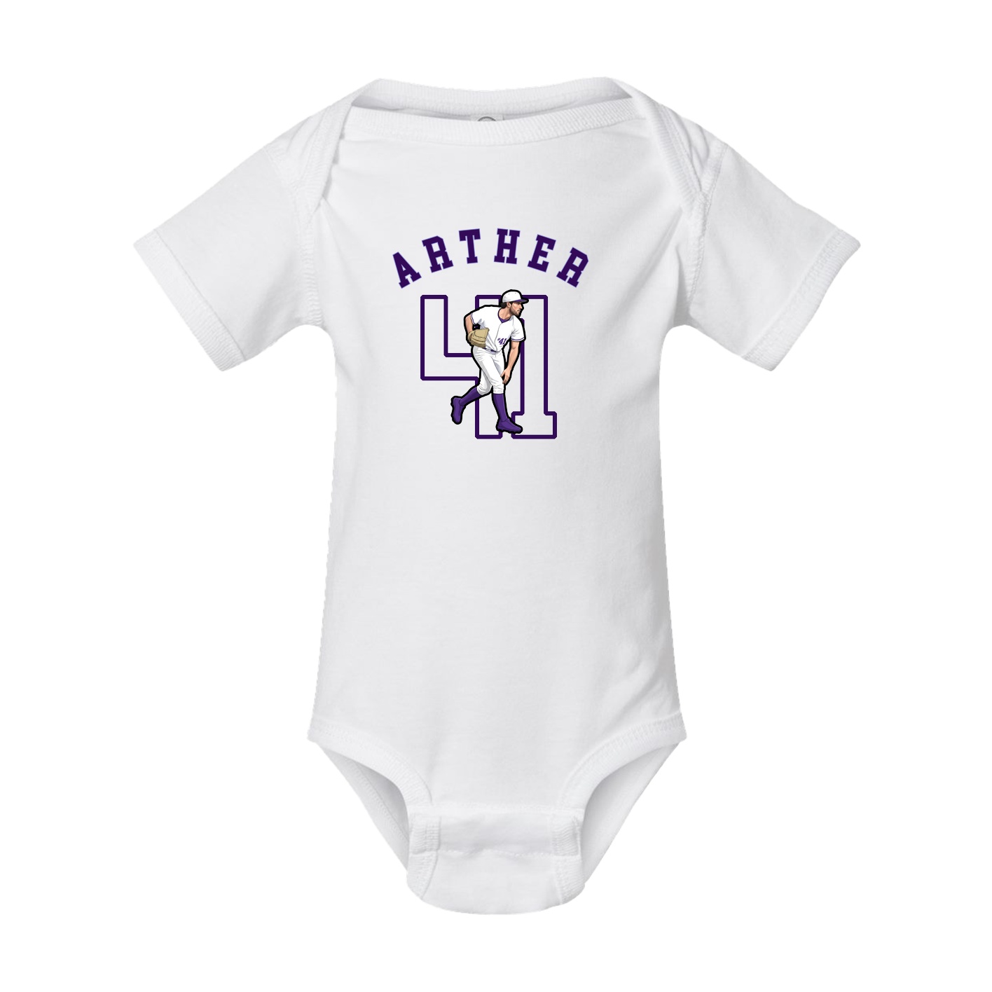 Baby Onesie — Shirsey Arch in White