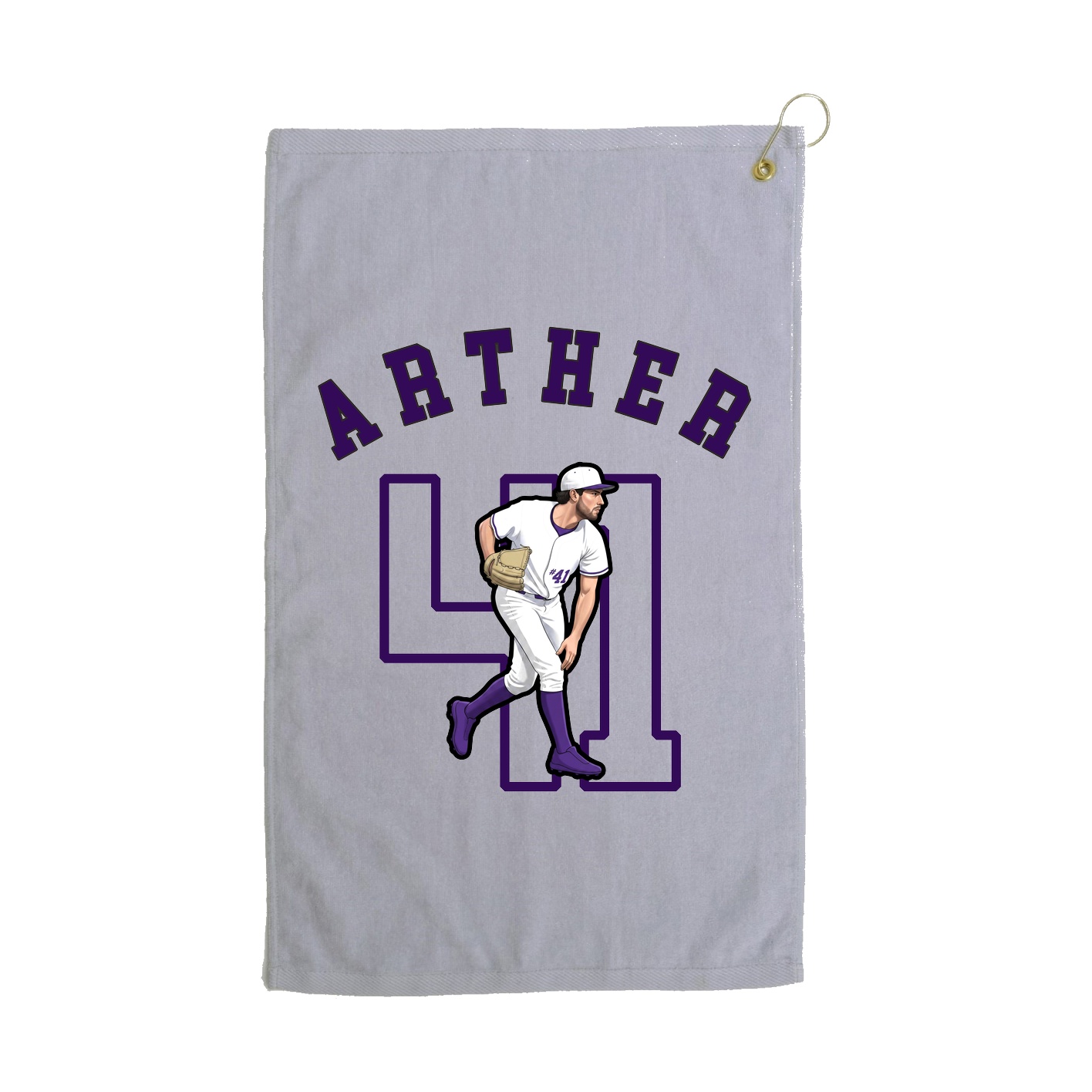 Golf Towel — Shirsey Arch in Grey