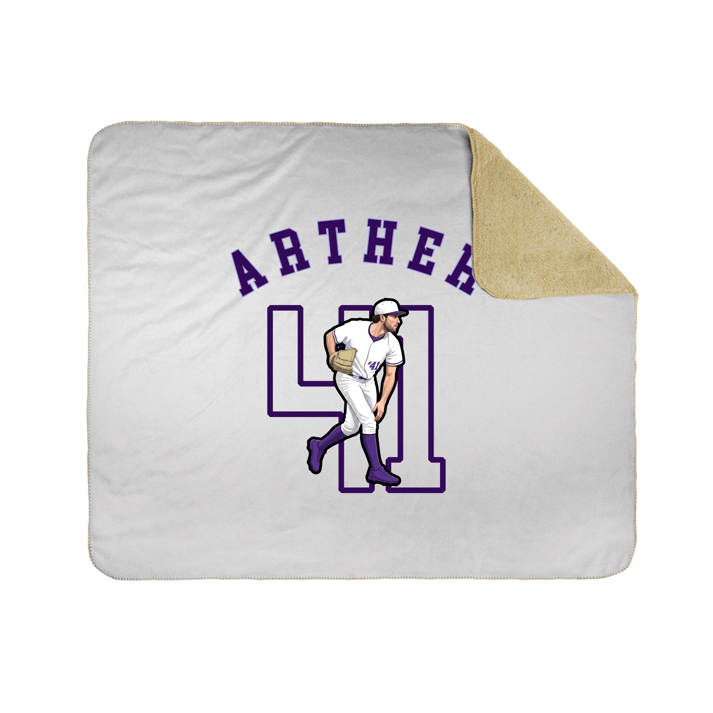 Throw Blanket — Shirsey Arch in White
