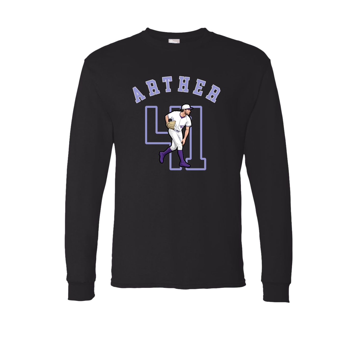 Long Sleeve Tee — Shirsey Arch in Black