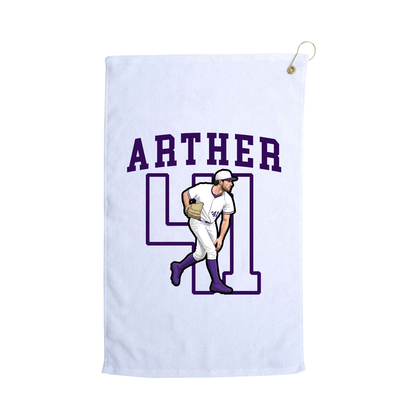 Golf Towel — Shirsey in White