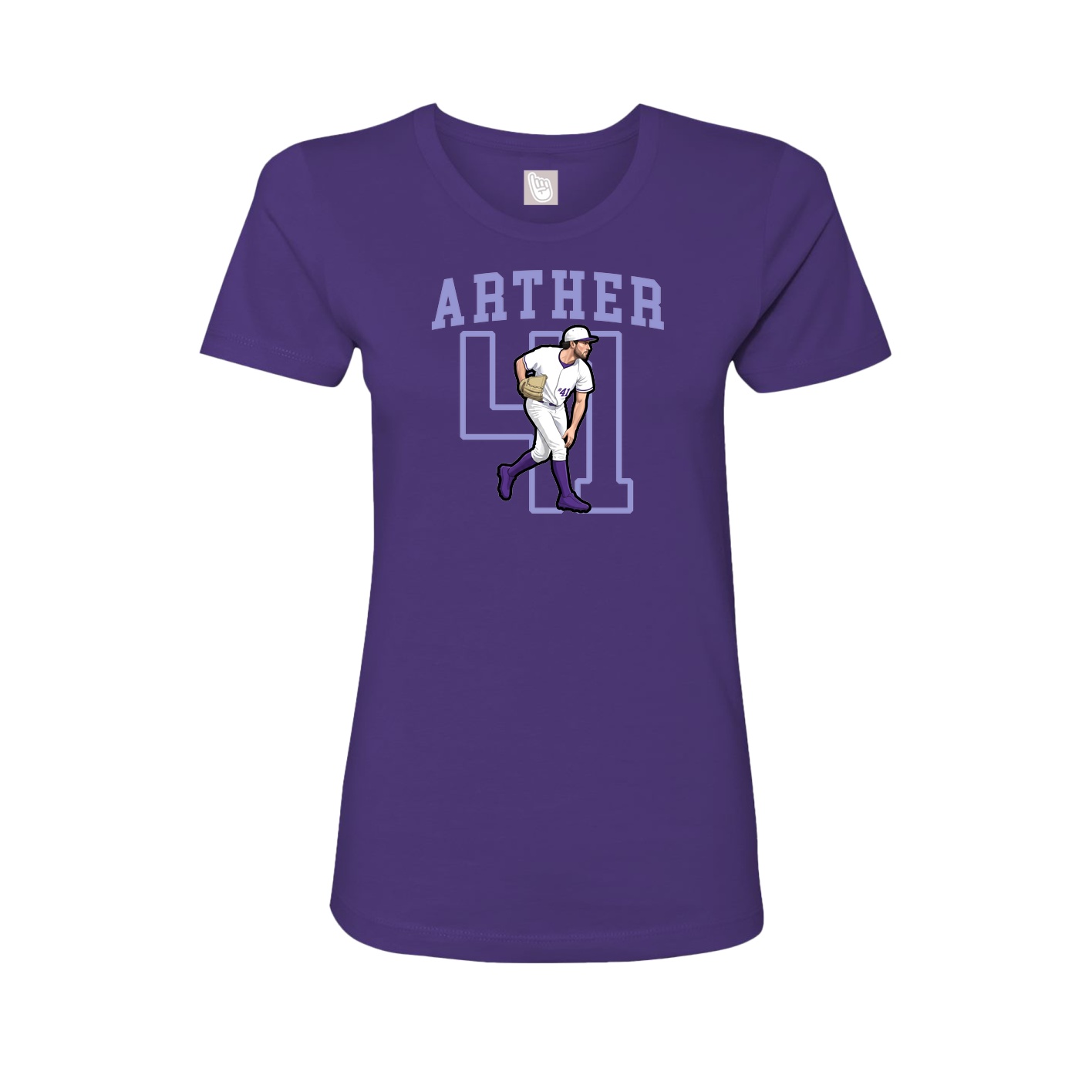 Fitted Women's Tee — Shirsey in Purple