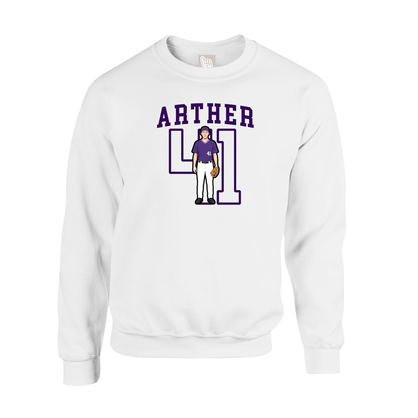 Fleece Crew — Shirsey in White