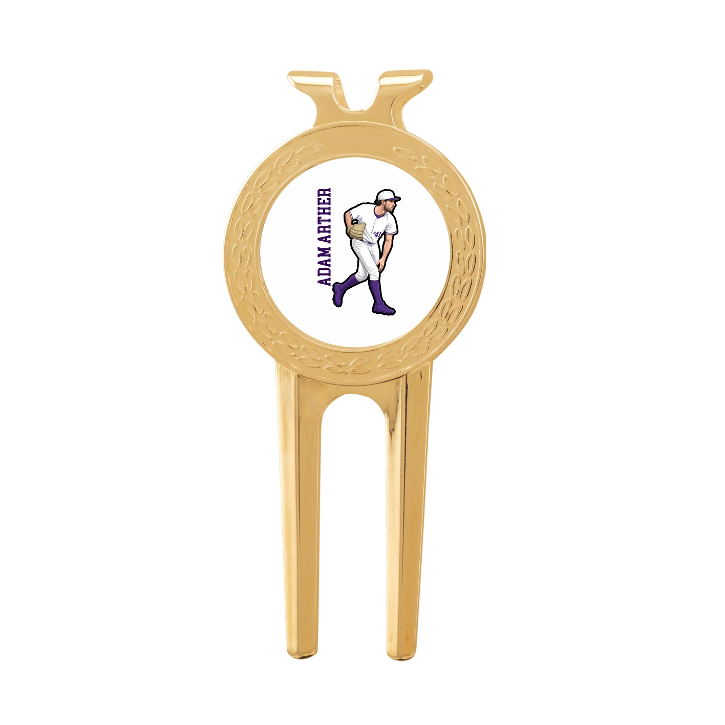 Divot Tool with Ball Marker — Name Vertical in Classic