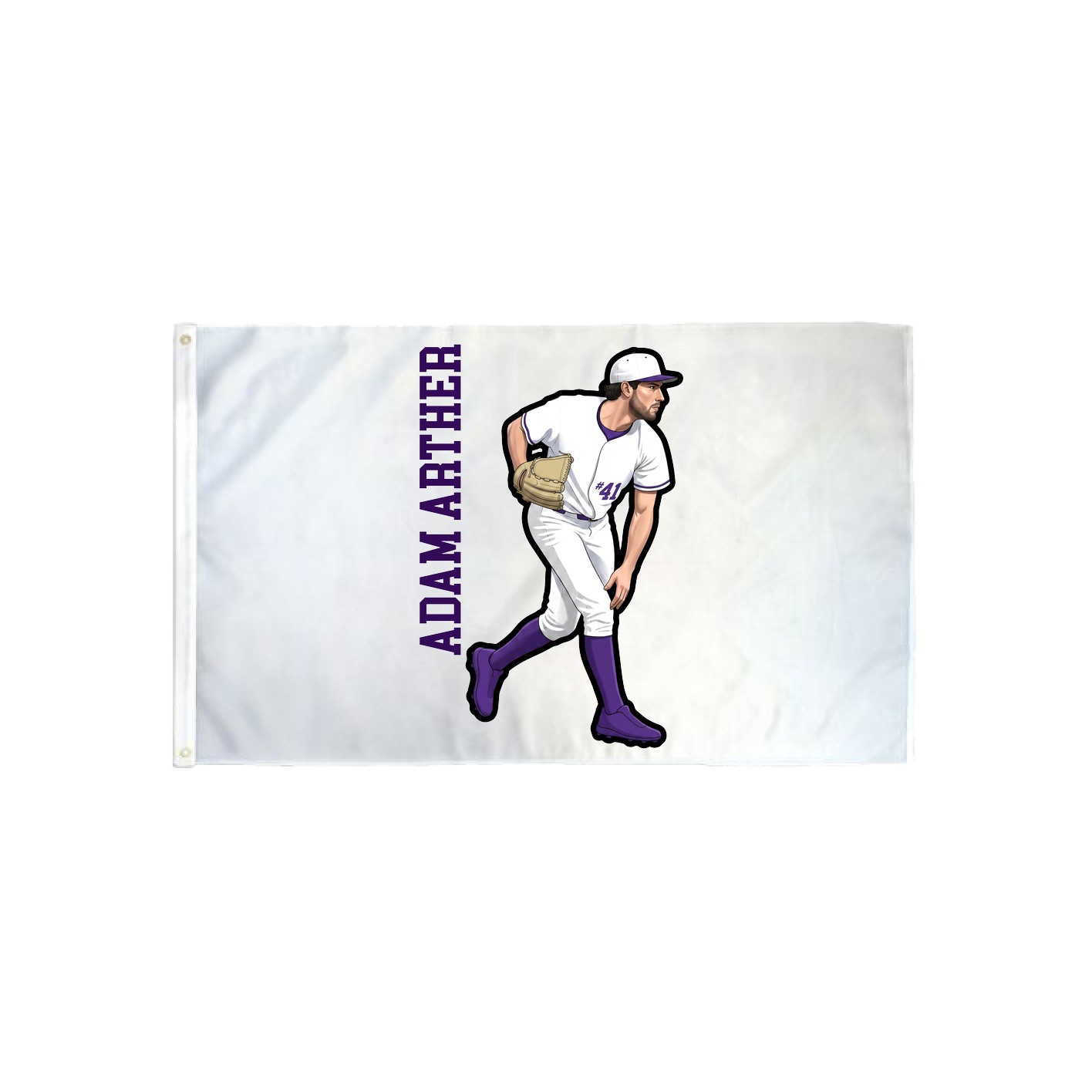 3x5 Flag — Name Vertical in Classic
