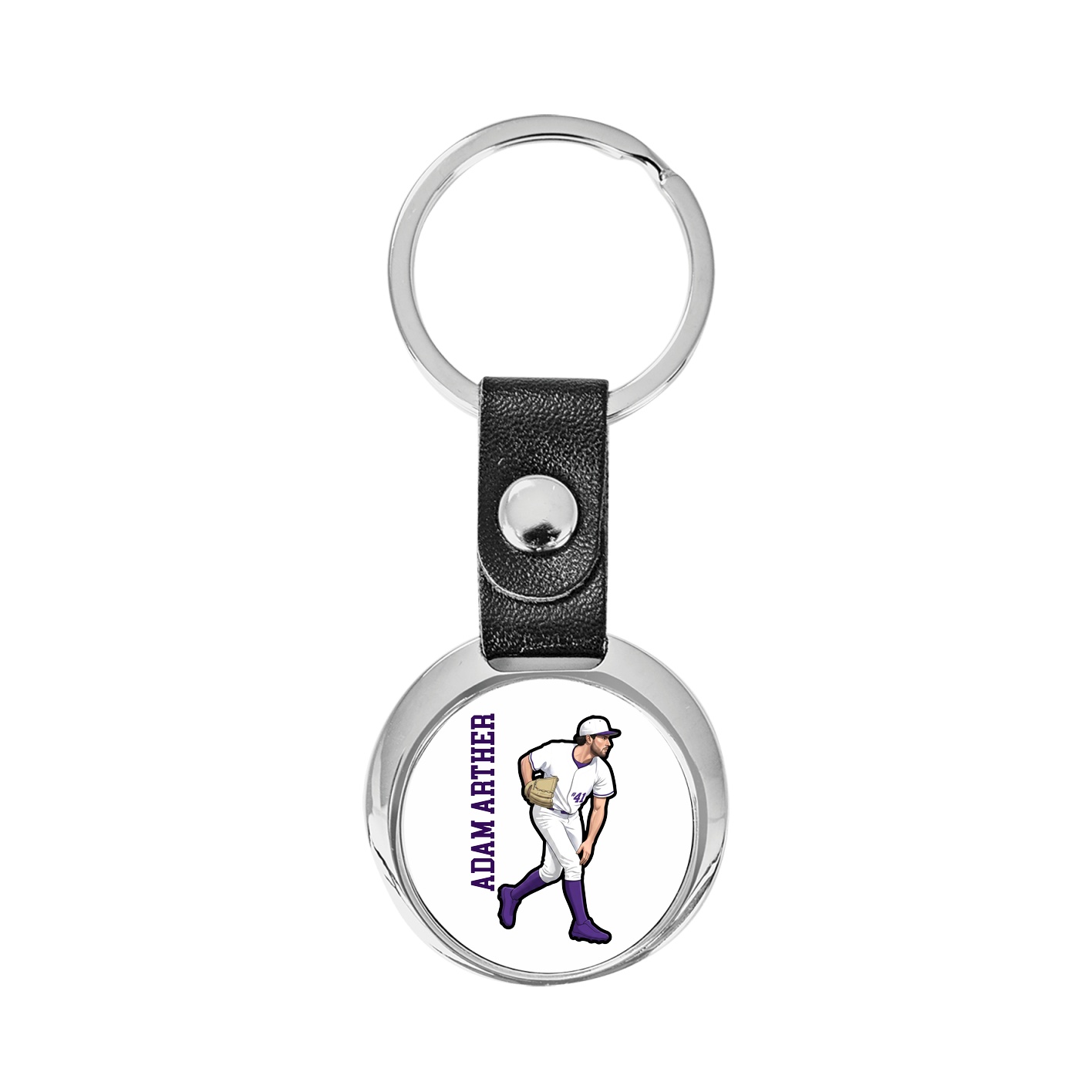 Key Chain — Name Vertical in Classic