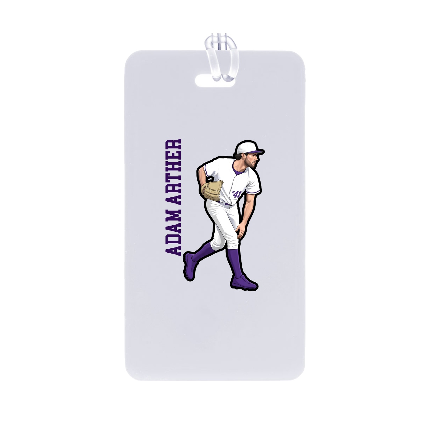 Bag Tag — Name Vertical in Classic