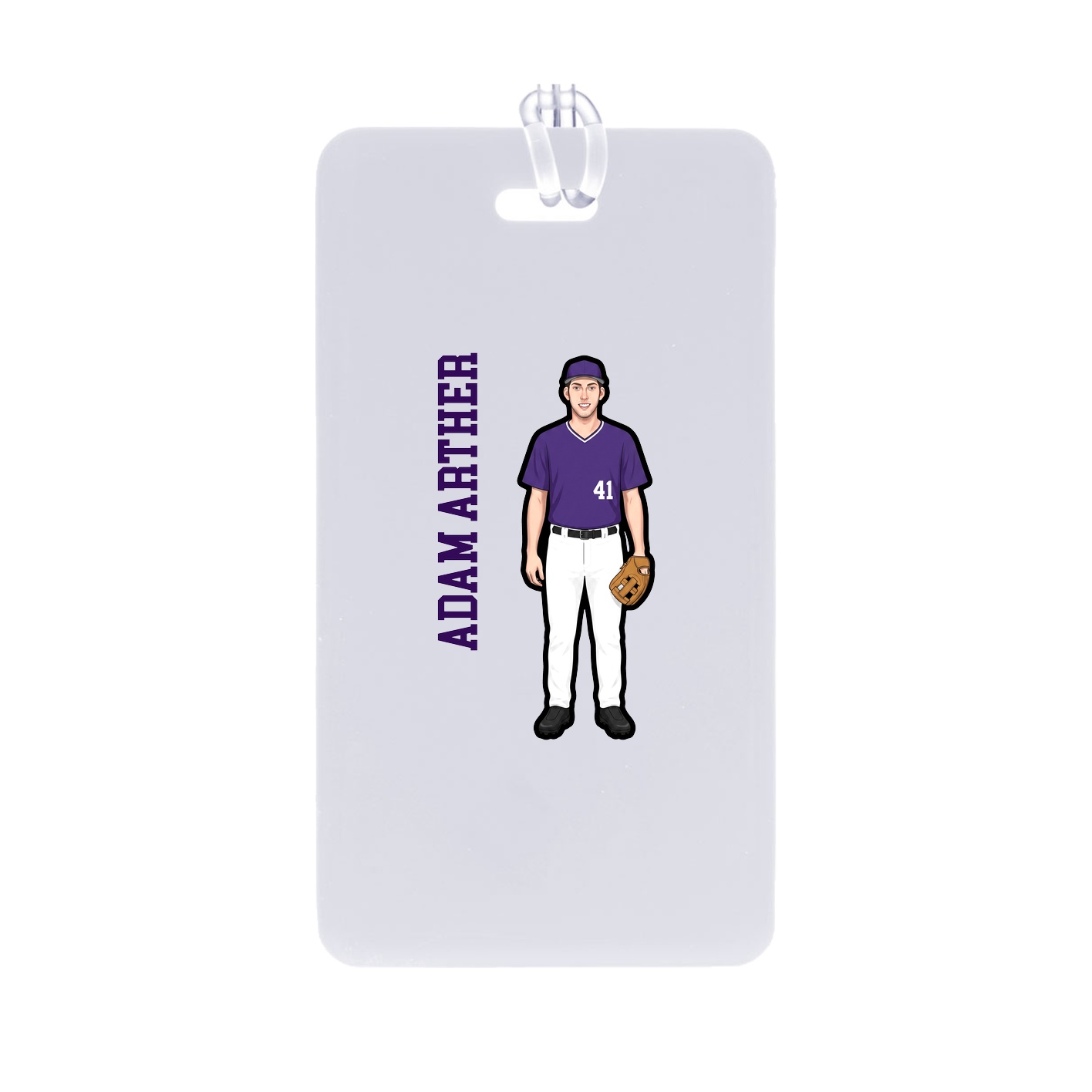 Bag Tag — Name Vertical in Classic