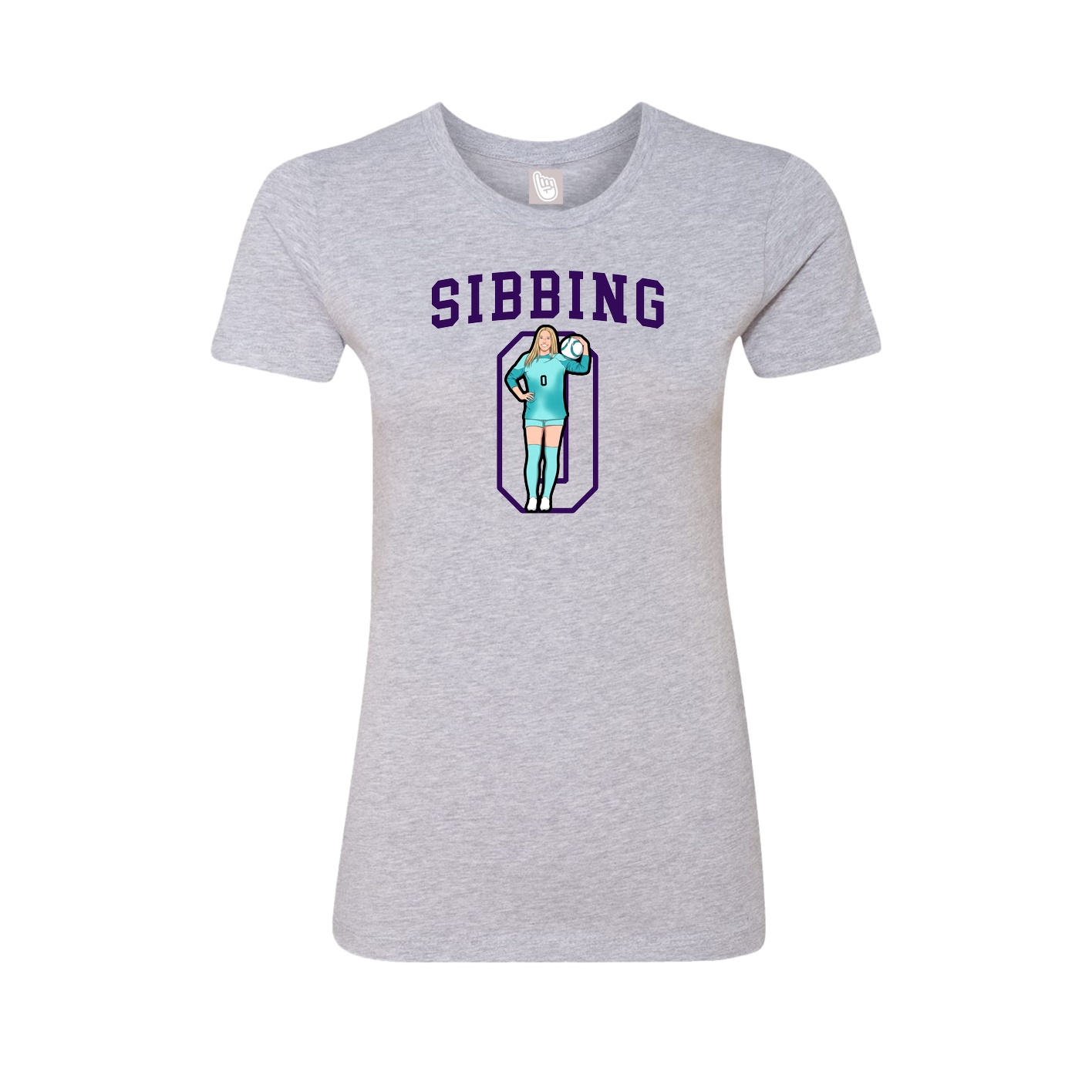 Fitted Women's Tee — Shirsey in Grey