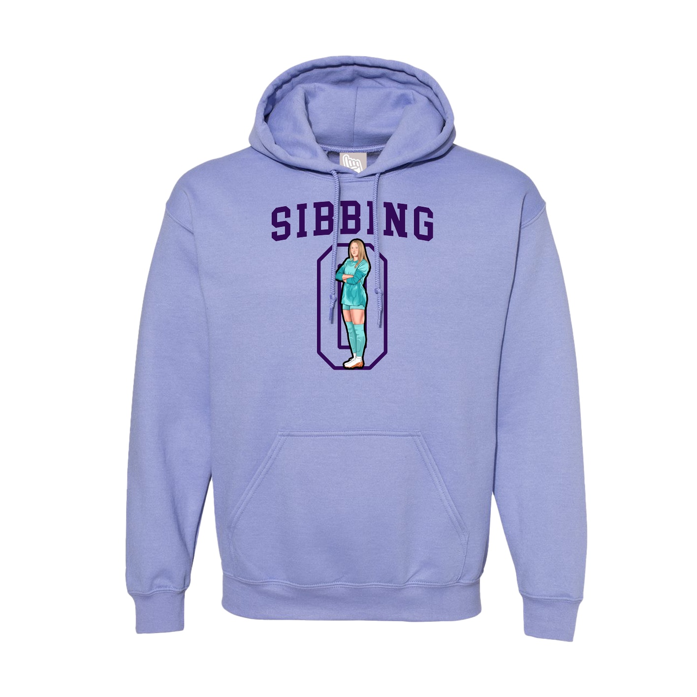 Hoodie — Shirsey in Purple