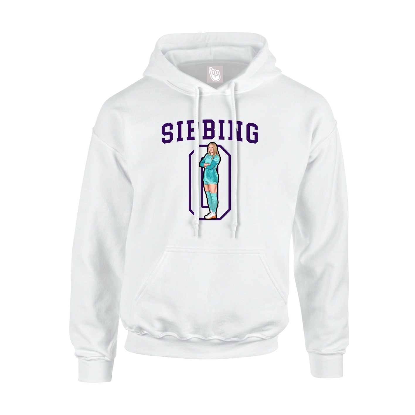 Youth Hoodie — Shirsey in White