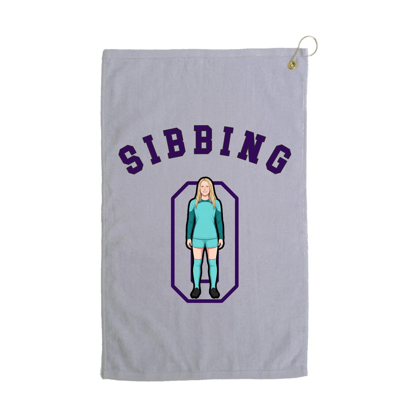 Golf Towel — Shirsey Arch in Grey