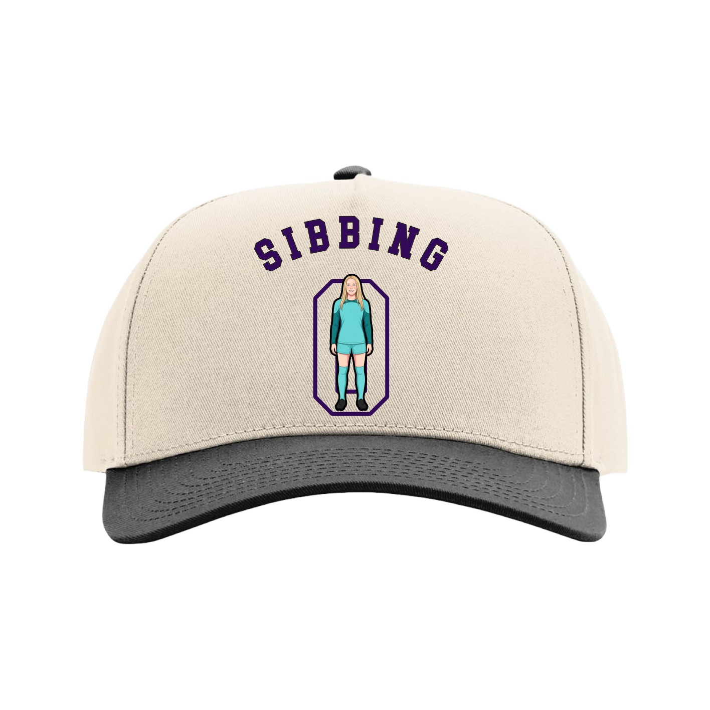 Full Fabric Five-Panel Champ Cap