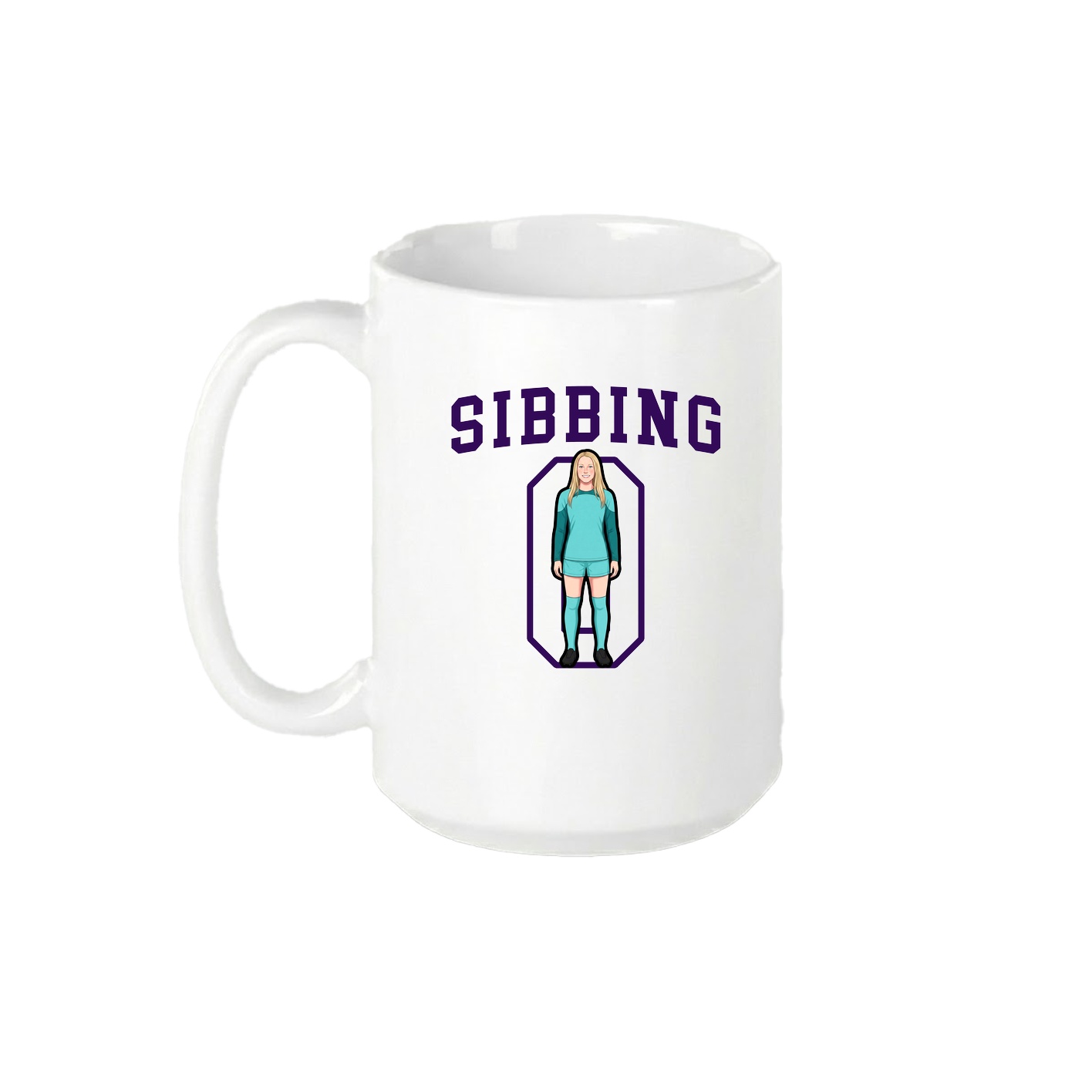 15oz Coffee Mug — Shirsey in White