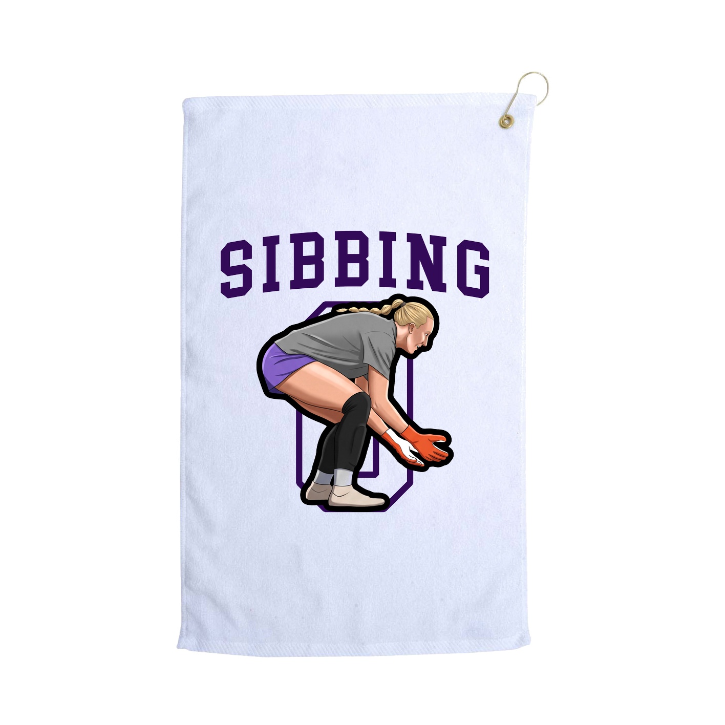 Golf Towel — Shirsey in White