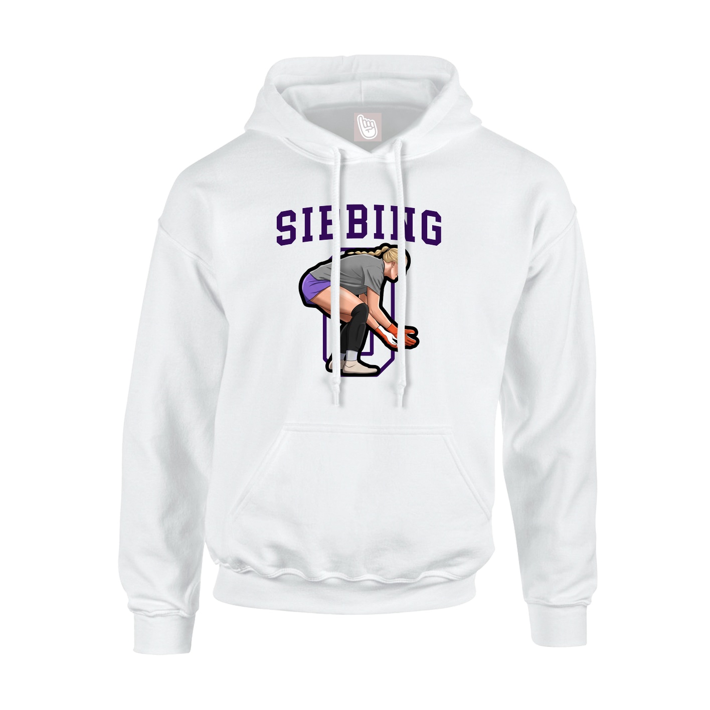 Hoodie — Shirsey in White