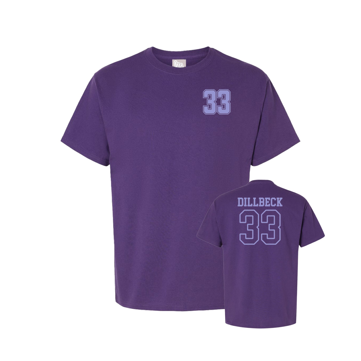 Youth Tee — Chest Back in Purple