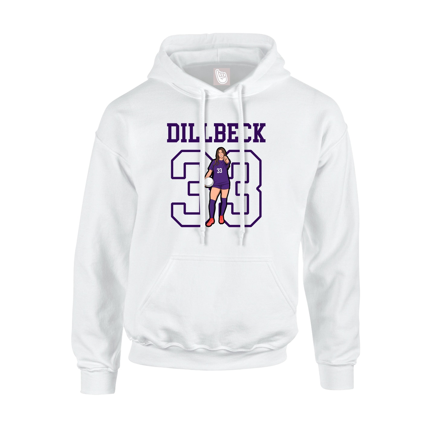 Youth Hoodie — Shirsey in White