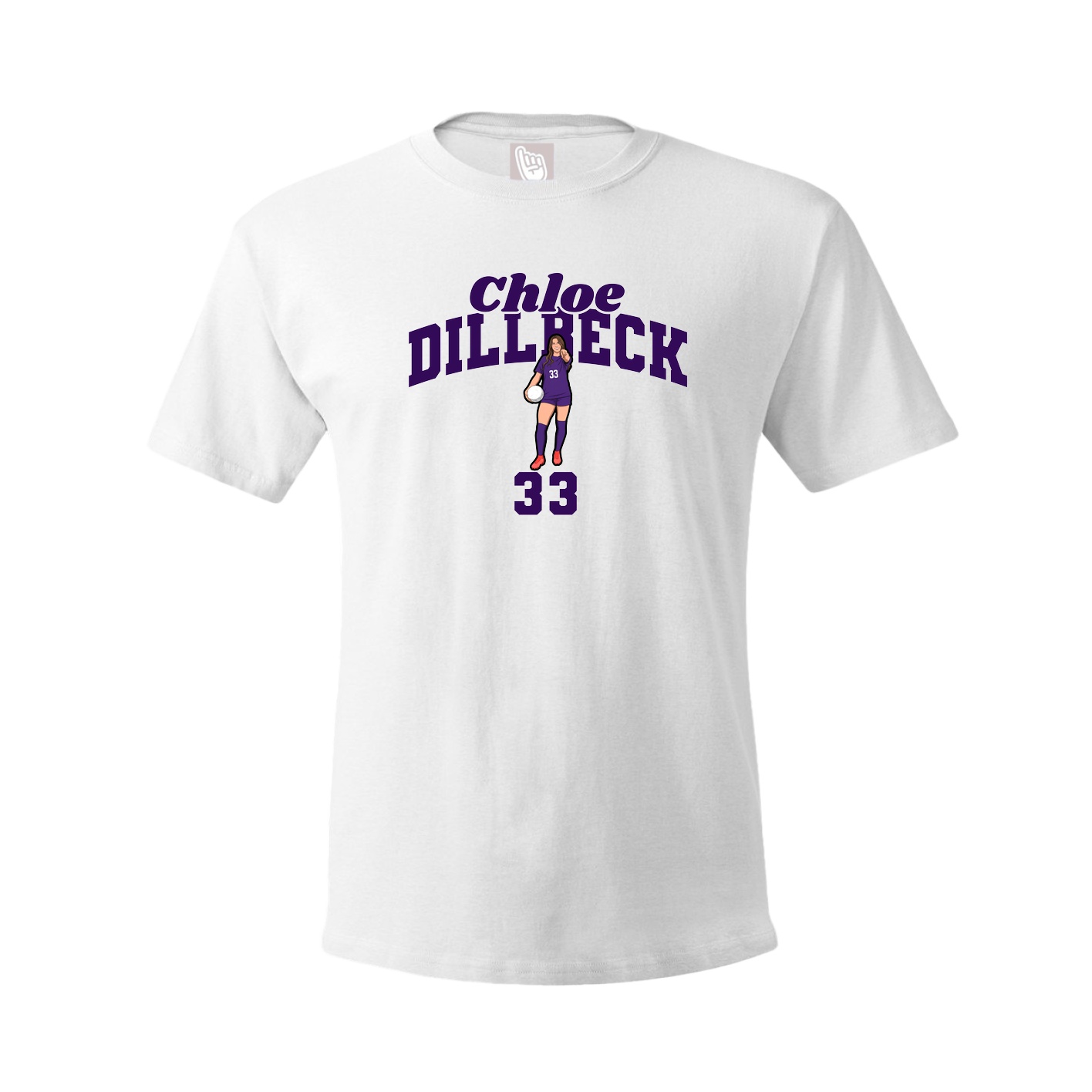 Youth Tee — Signature Arch in White
