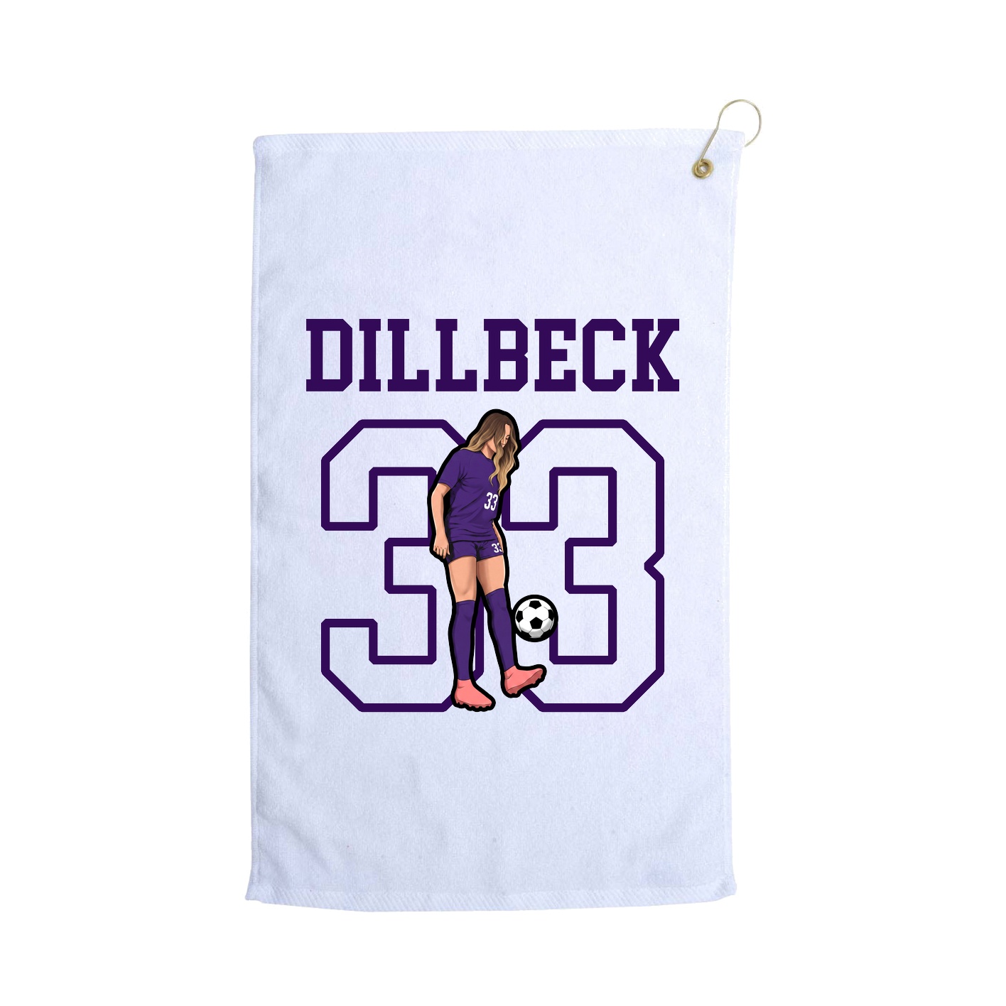 Golf Towel — Shirsey in White