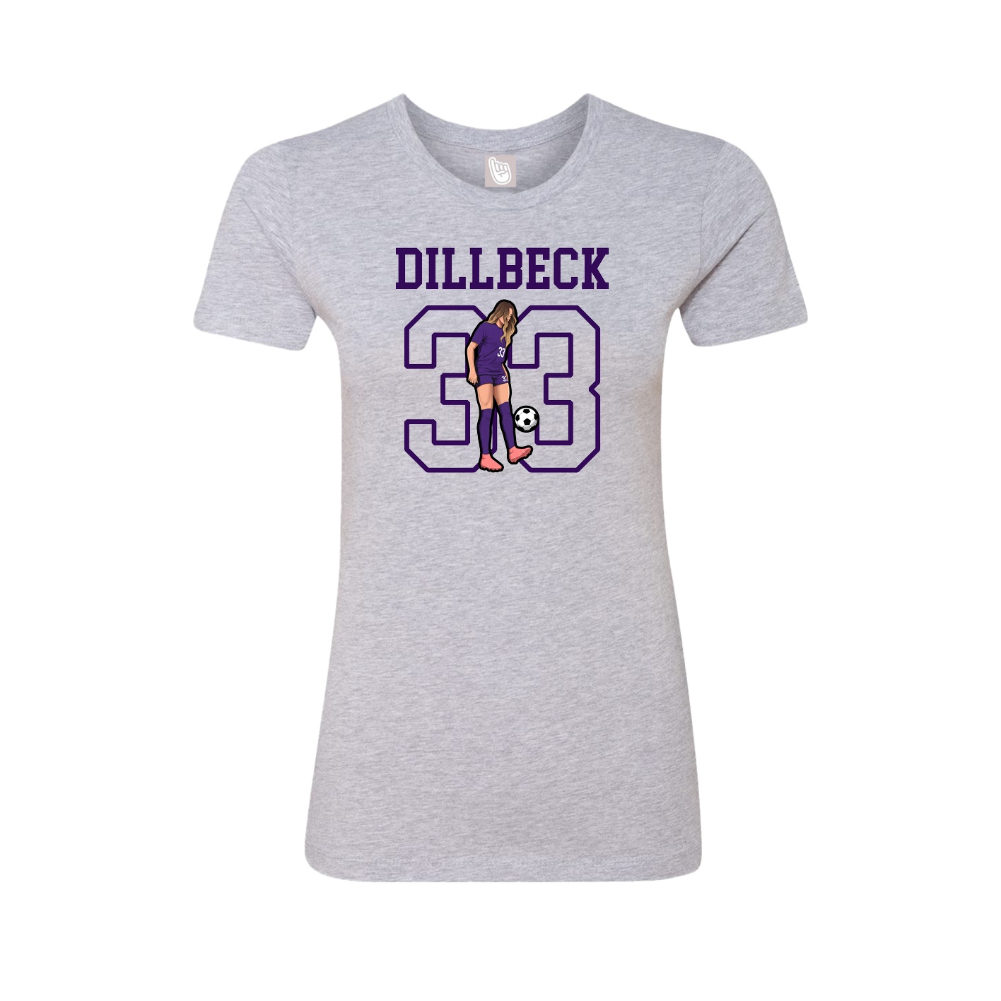 Fitted Women's Tee — Shirsey in Grey