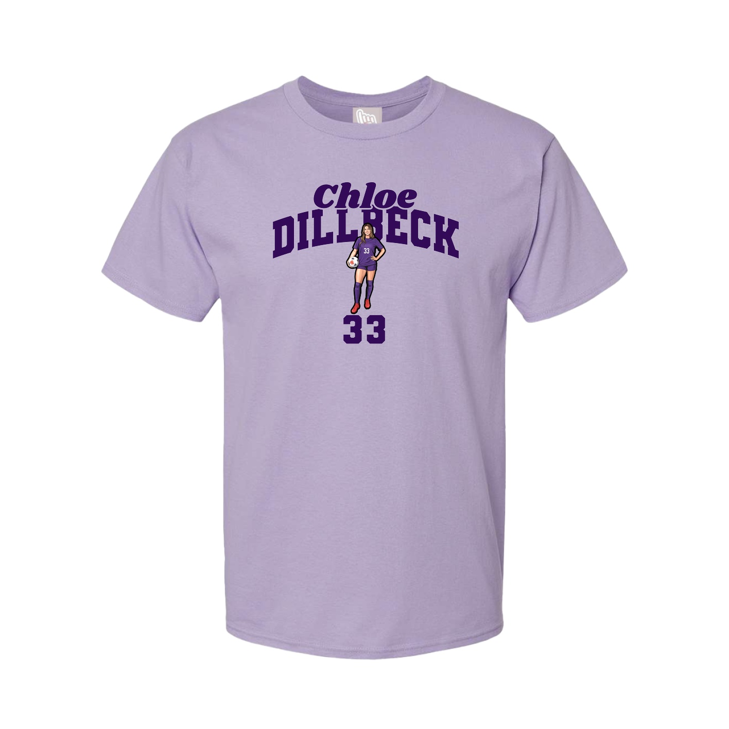 Tee — Signature Arch in Purple