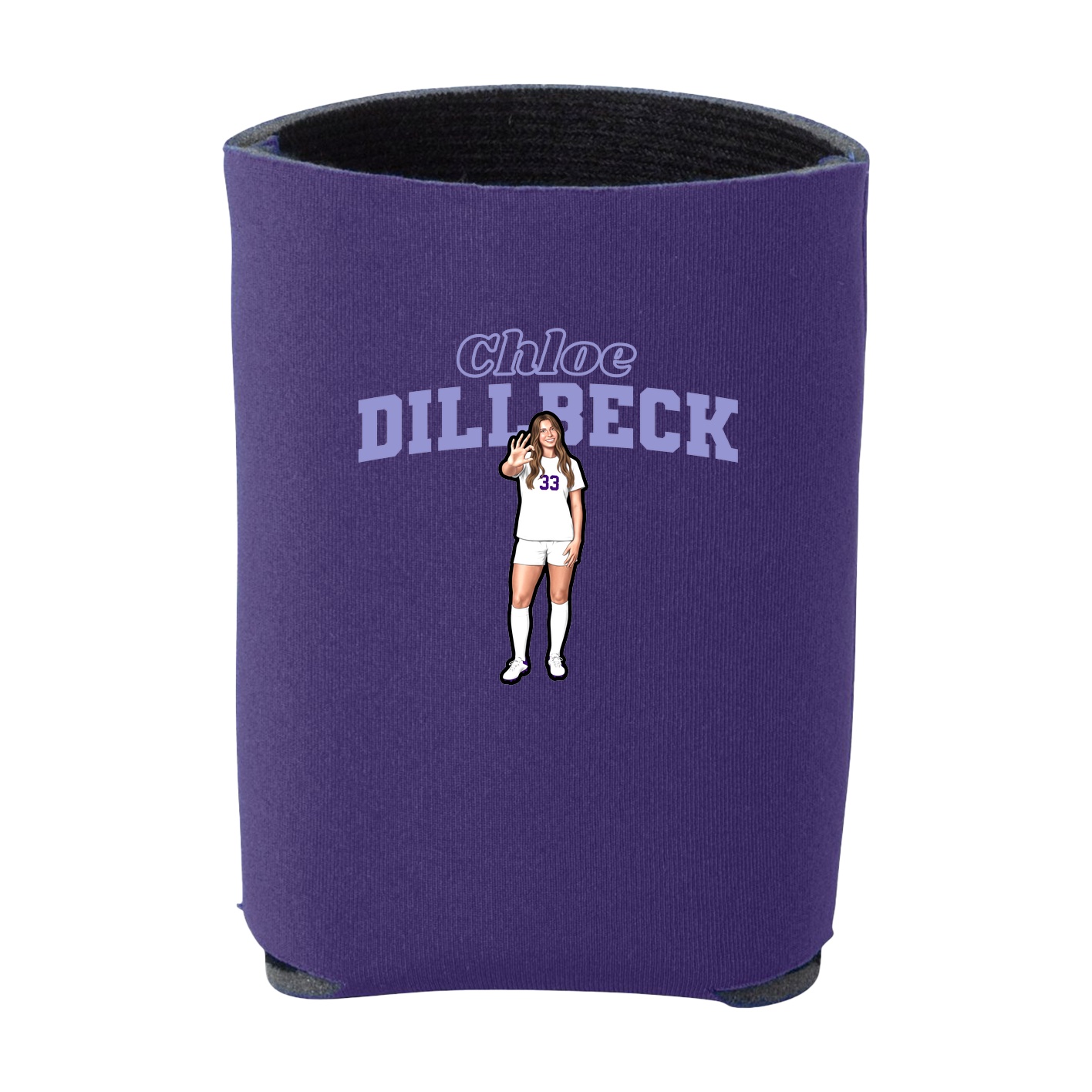 Can Holder — Name Arch in Purple