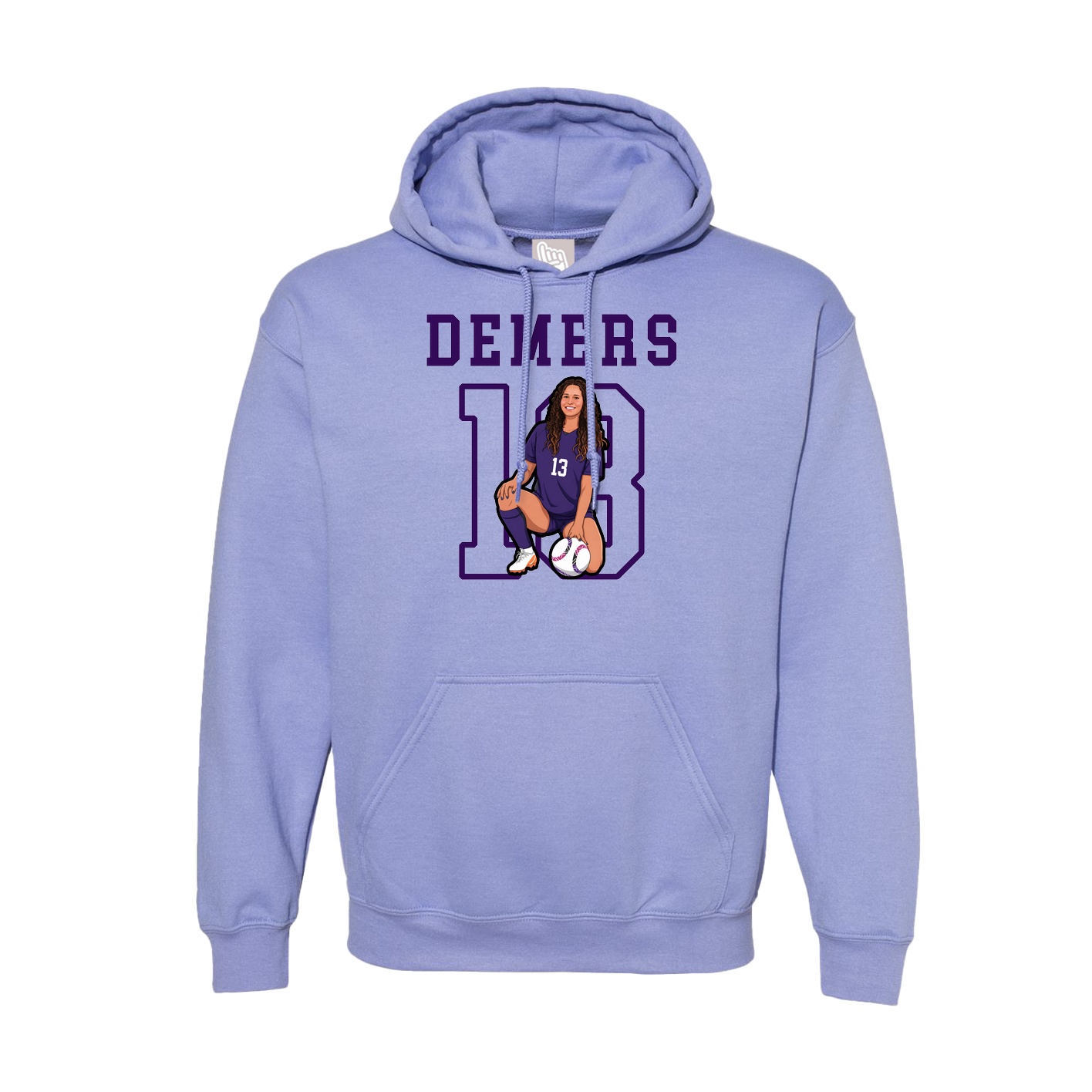 Hoodie — Shirsey in Purple