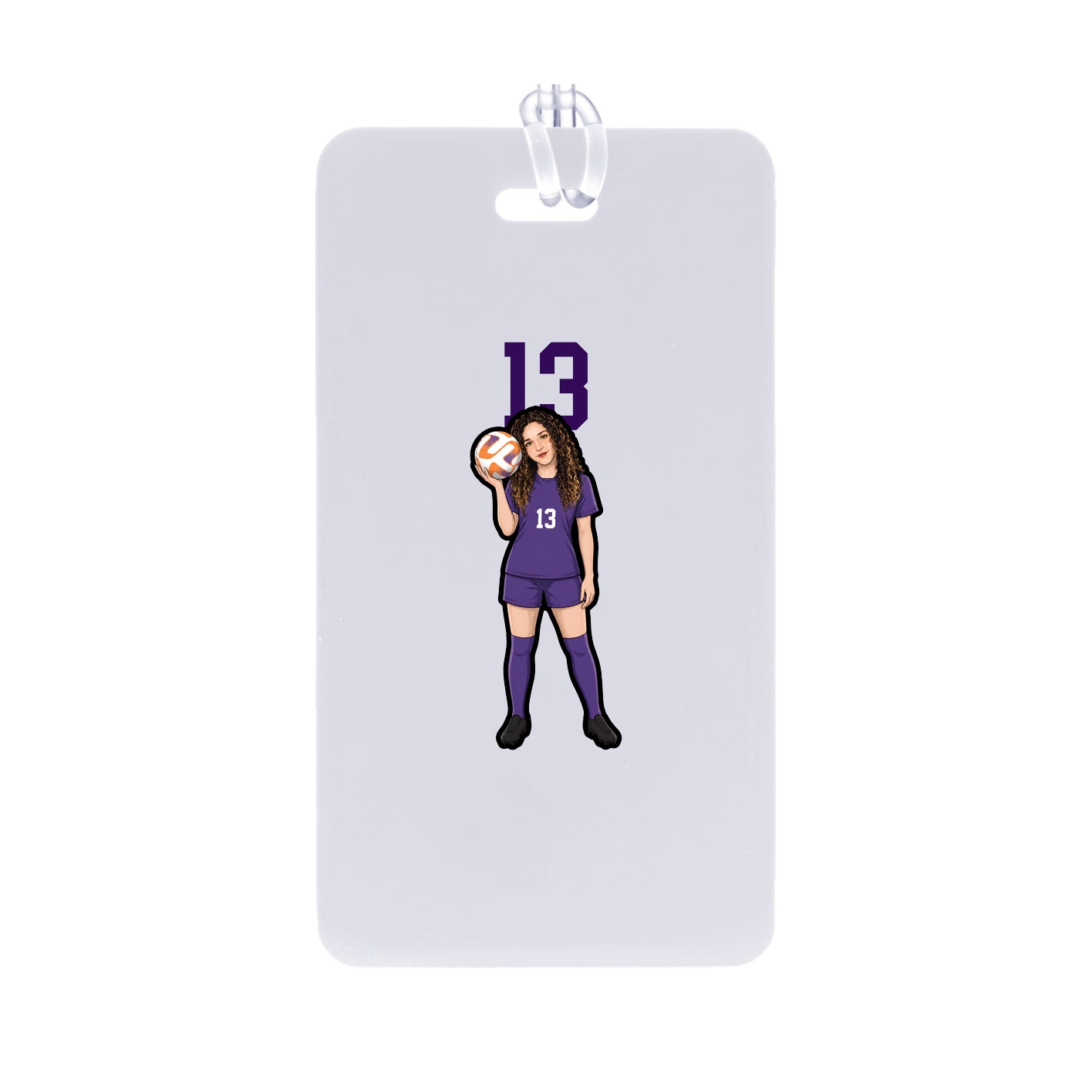 Bag Tag — Number Top in Classic