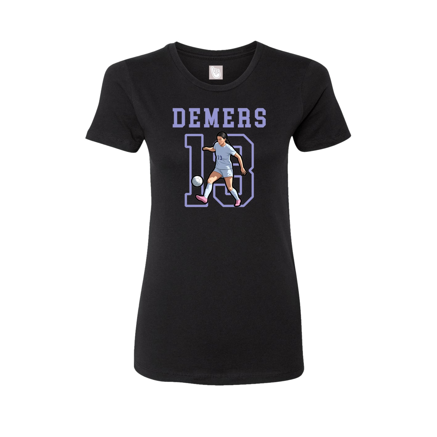Fitted Women's Tee — Shirsey in Black