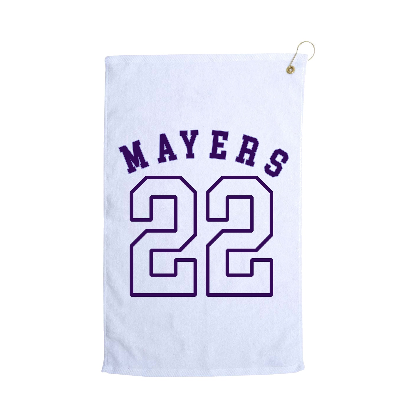 Golf Towel — Shirsey Arch in White