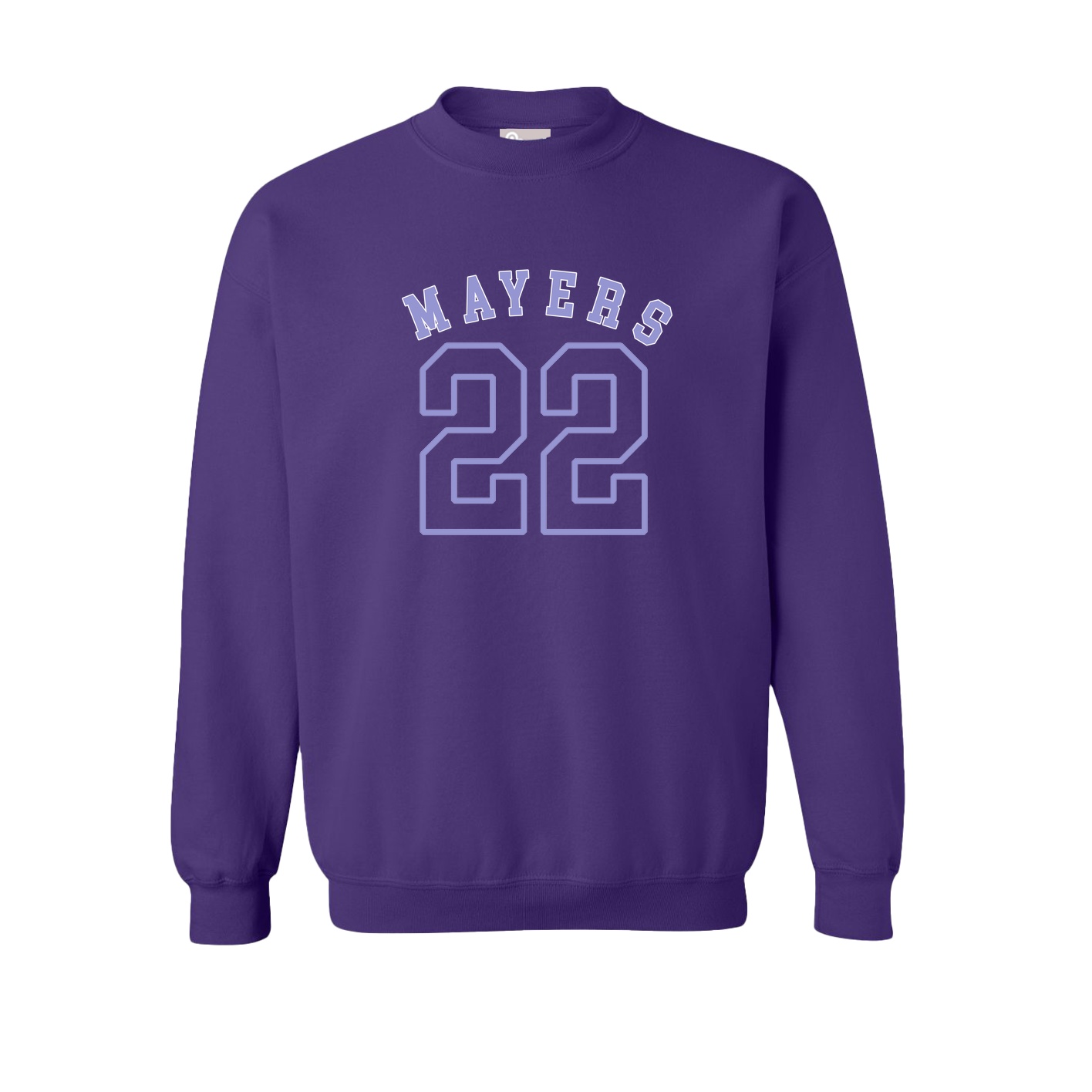 Fleece Crew — Shirsey Arch in Purple