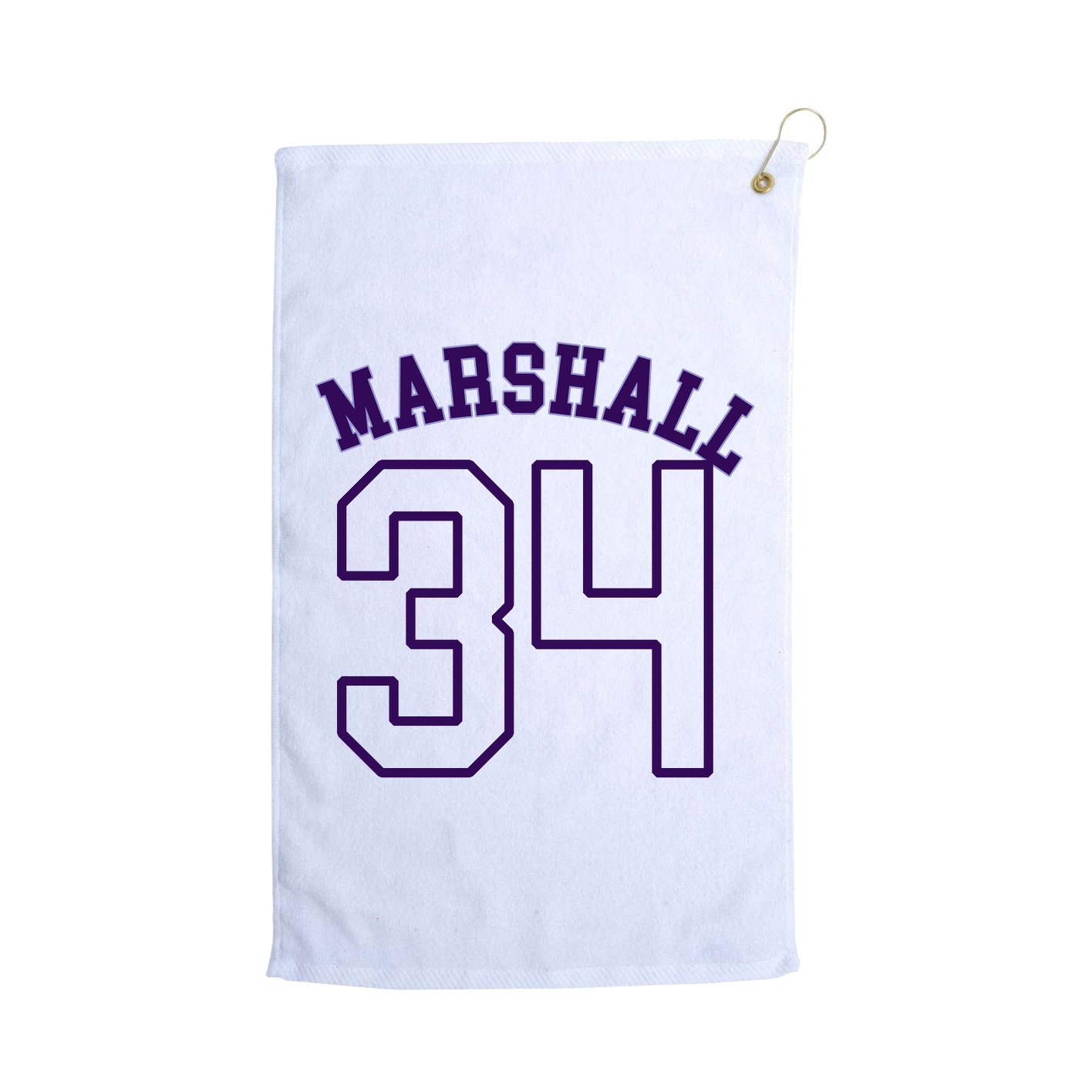 Golf Towel — Shirsey Arch in White