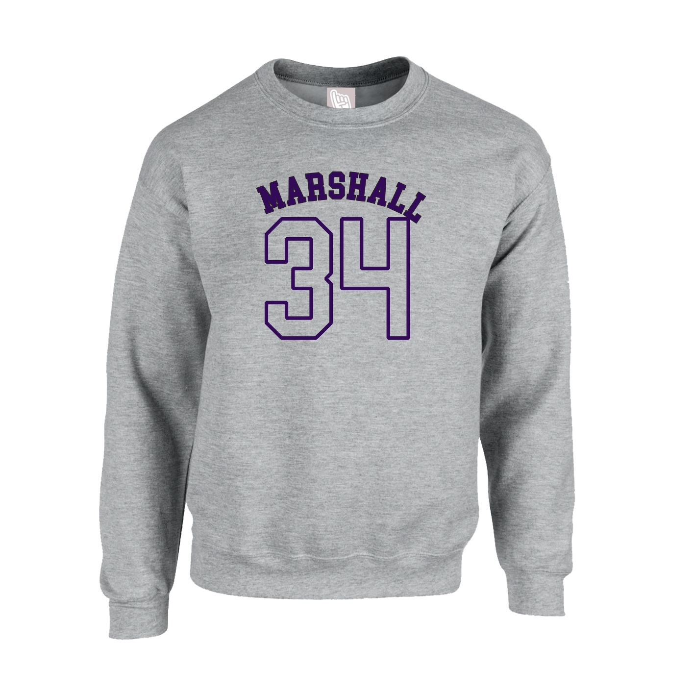 Fleece Crew — Shirsey Arch in Grey