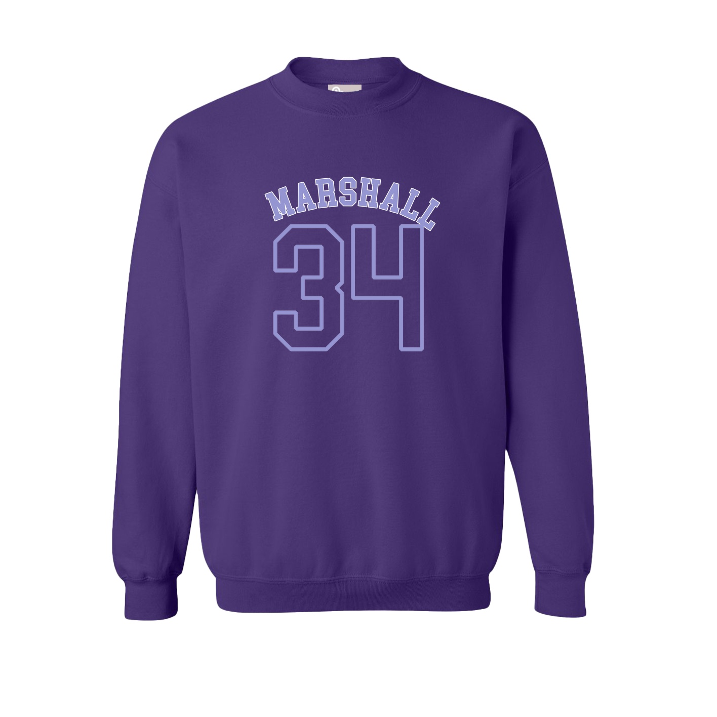 Fleece Crew — Shirsey Arch in Purple