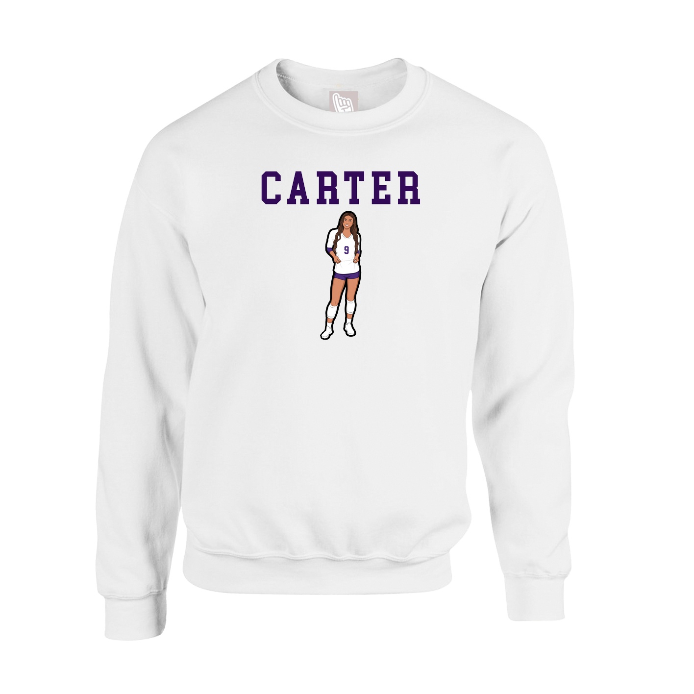 Fleece Crew — Shirsey in White
