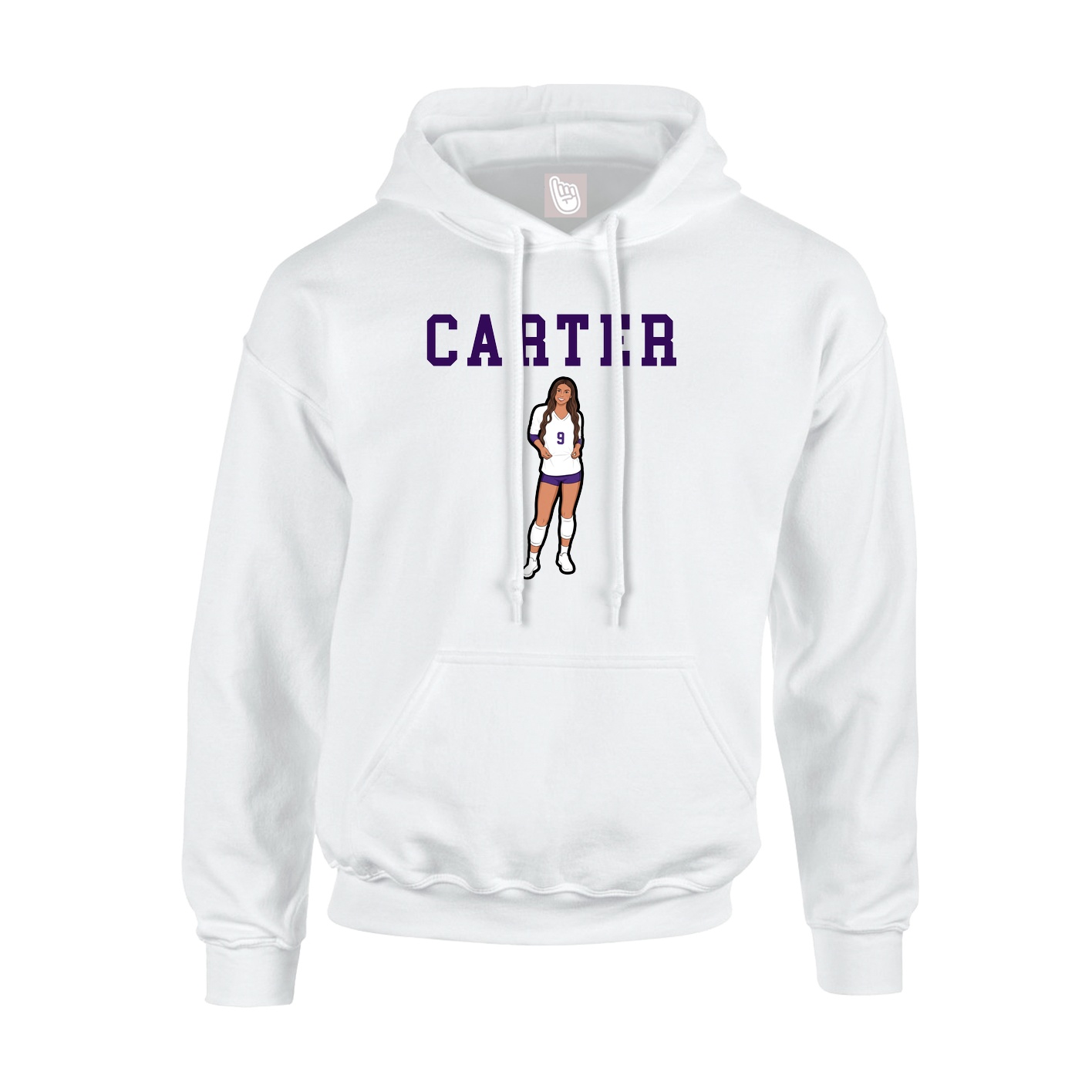 Youth Hoodie — Shirsey in White